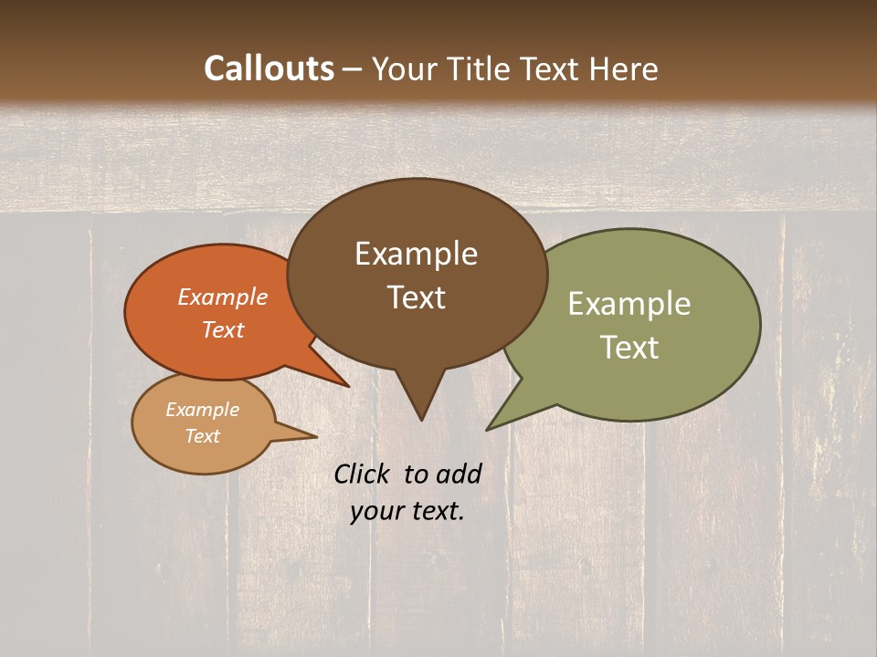 Design Wooden Board PowerPoint Template