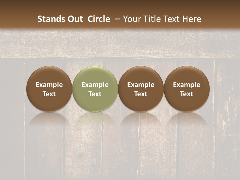 Design Wooden Board PowerPoint Template