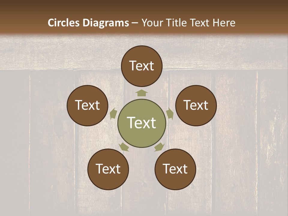 Design Wooden Board PowerPoint Template