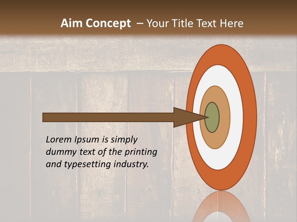 Design Wooden Board PowerPoint Template