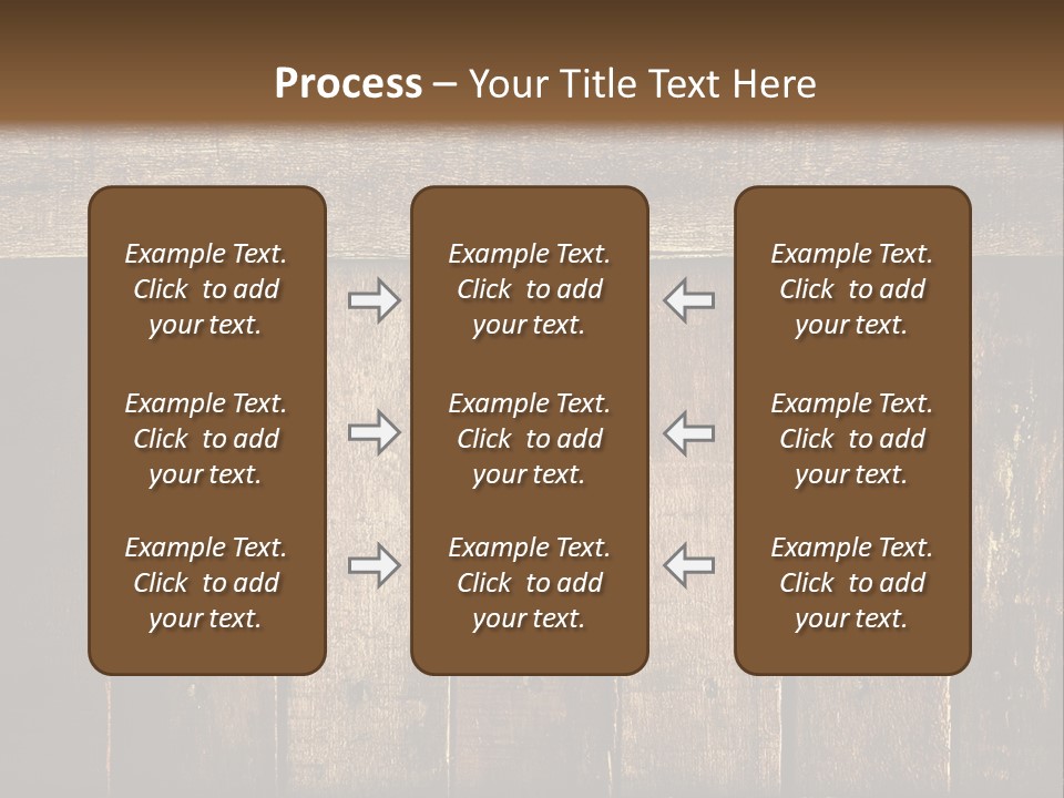 Design Wooden Board PowerPoint Template