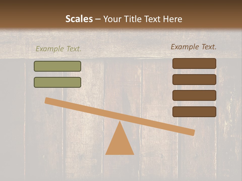 Design Wooden Board PowerPoint Template