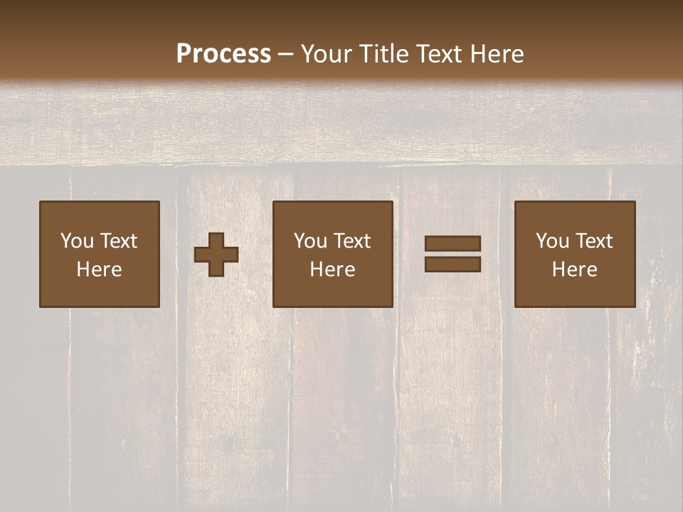Design Wooden Board PowerPoint Template