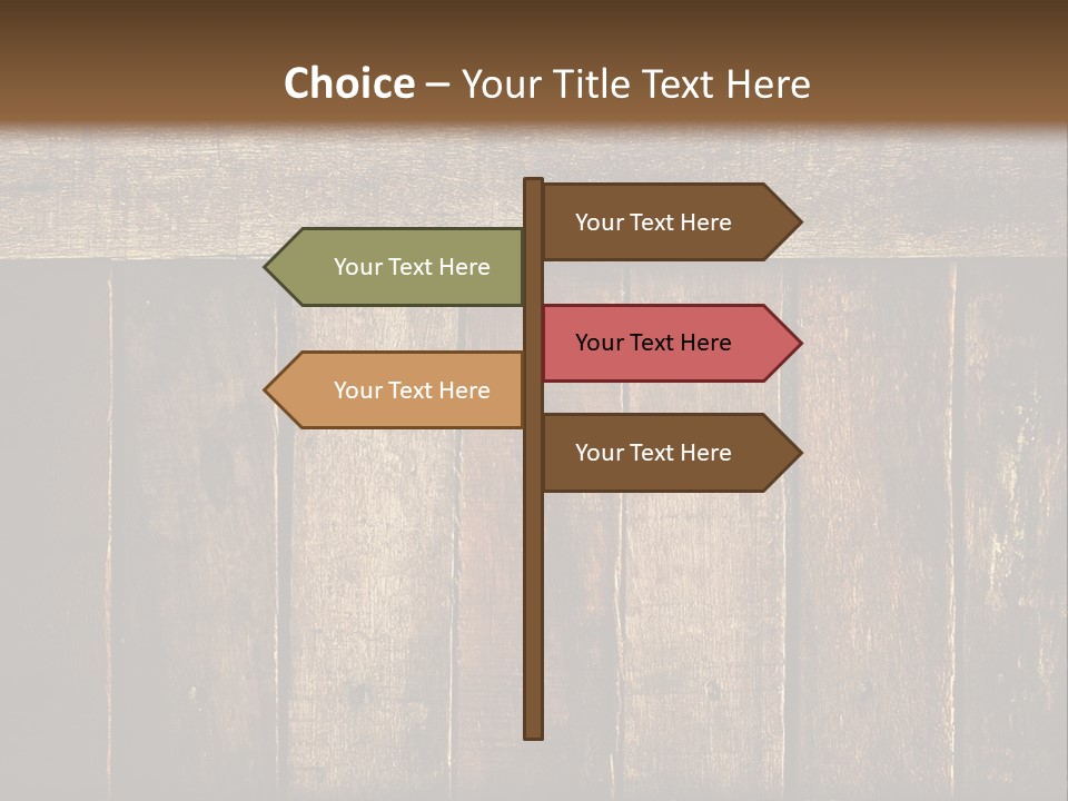 Design Wooden Board PowerPoint Template