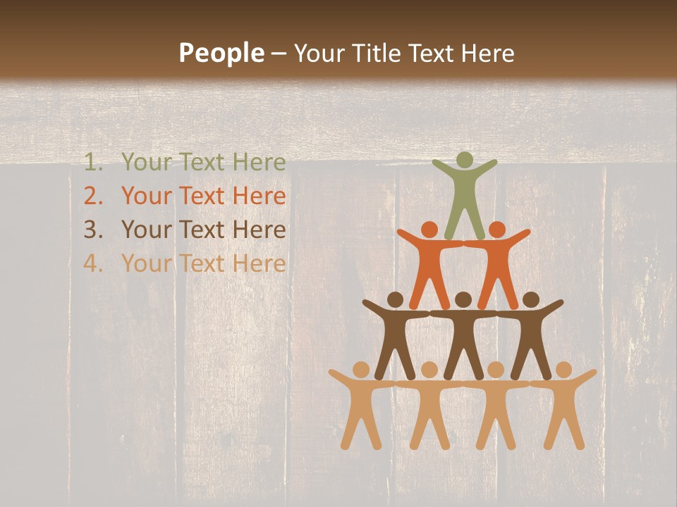 Design Wooden Board PowerPoint Template