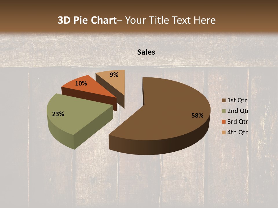 Design Wooden Board PowerPoint Template