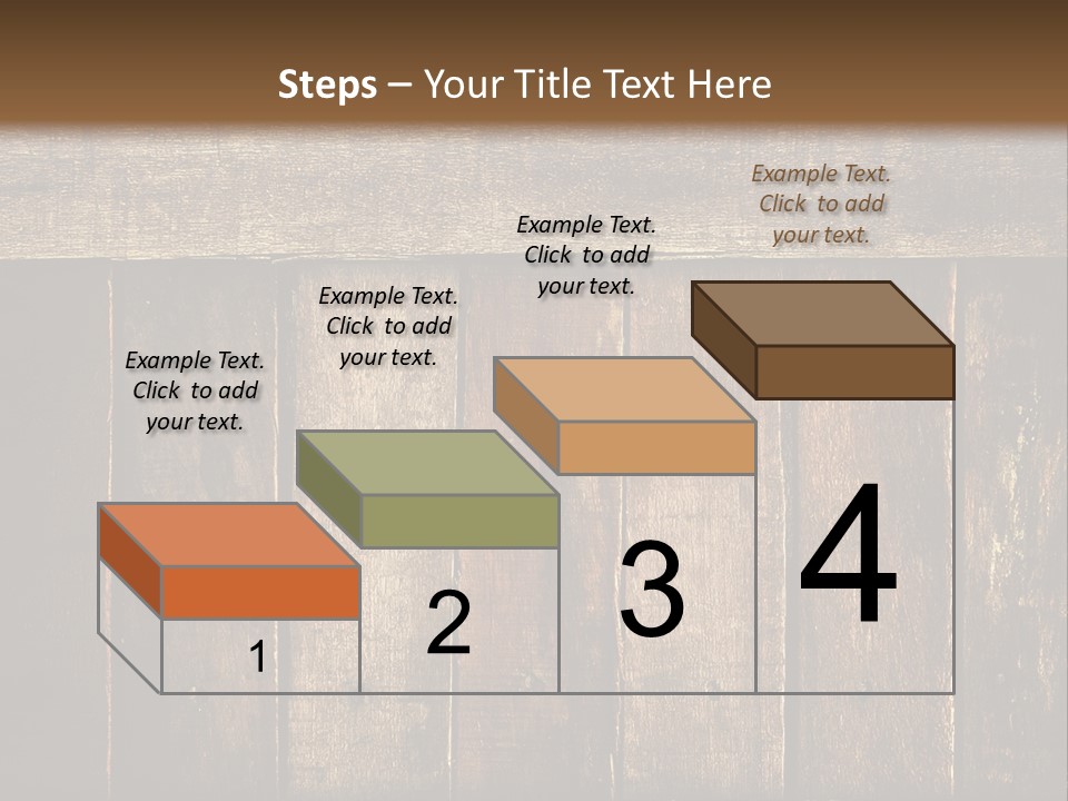 Design Wooden Board PowerPoint Template