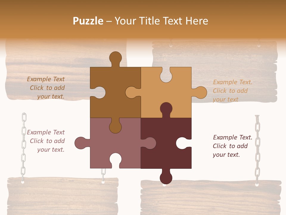 Rustic Wooden Billboard PowerPoint Template