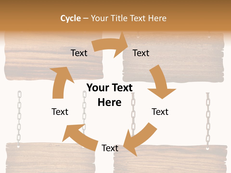 Rustic Wooden Billboard PowerPoint Template