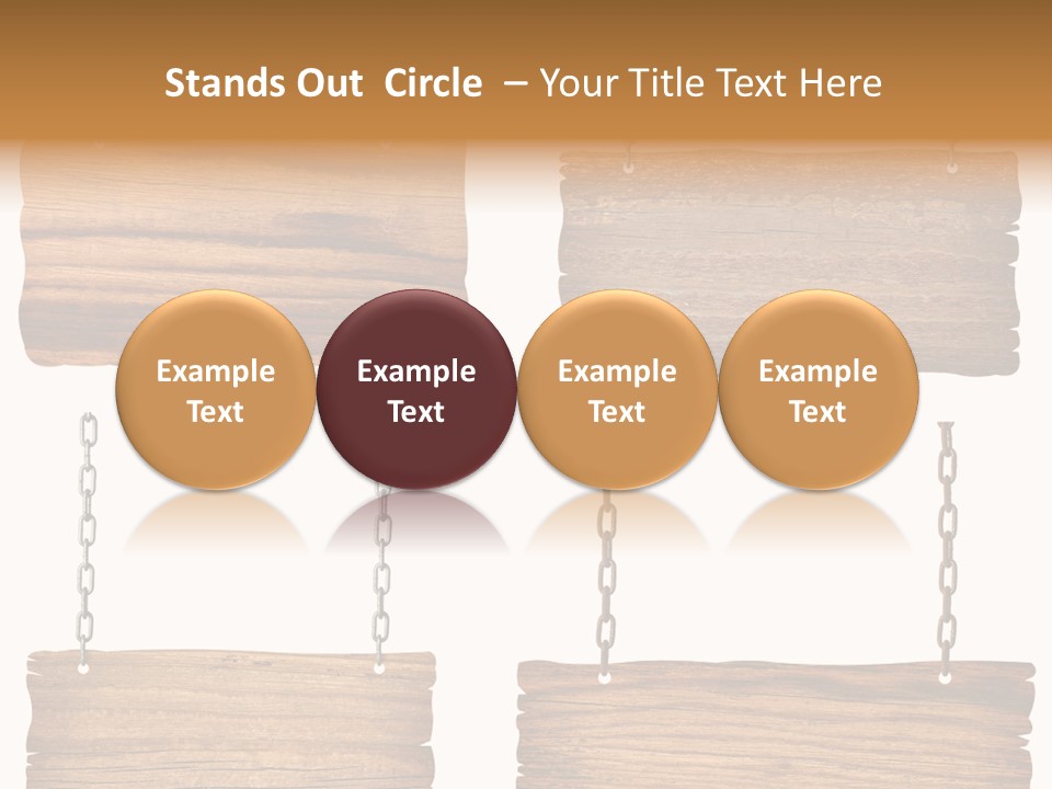 Rustic Wooden Billboard PowerPoint Template