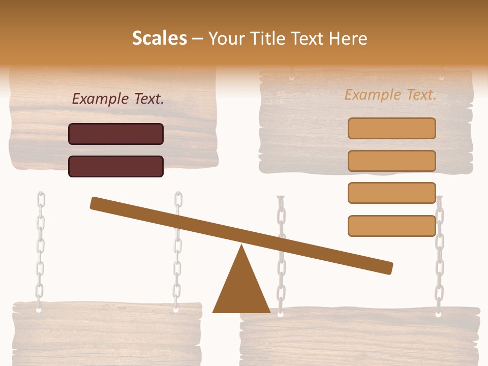 Rustic Wooden Billboard PowerPoint Template