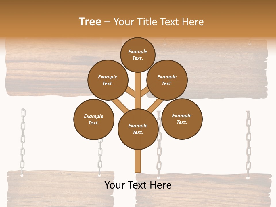 Rustic Wooden Billboard PowerPoint Template