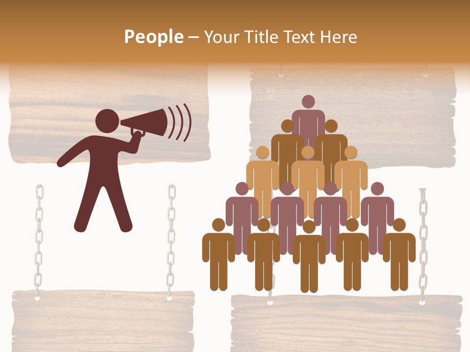 Rustic Wooden Billboard PowerPoint Template