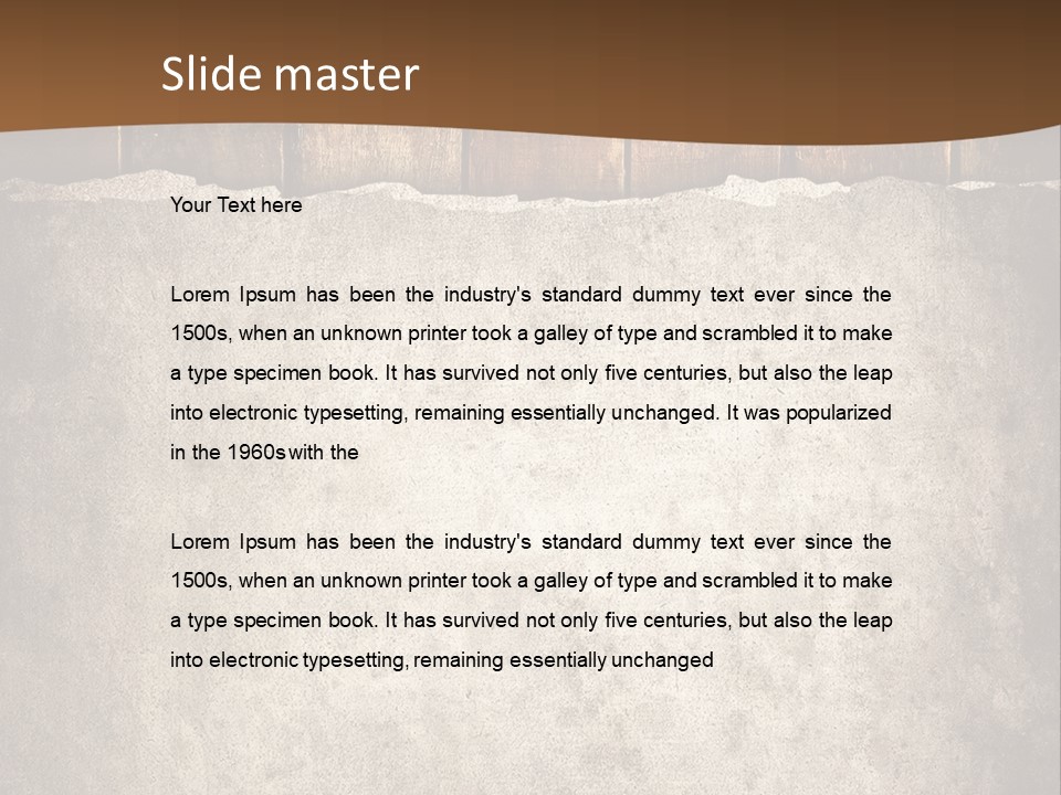 Note Poster Copy PowerPoint Template