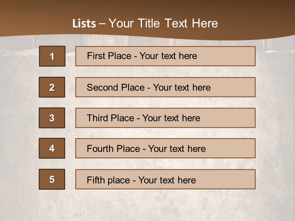 Note Poster Copy PowerPoint Template