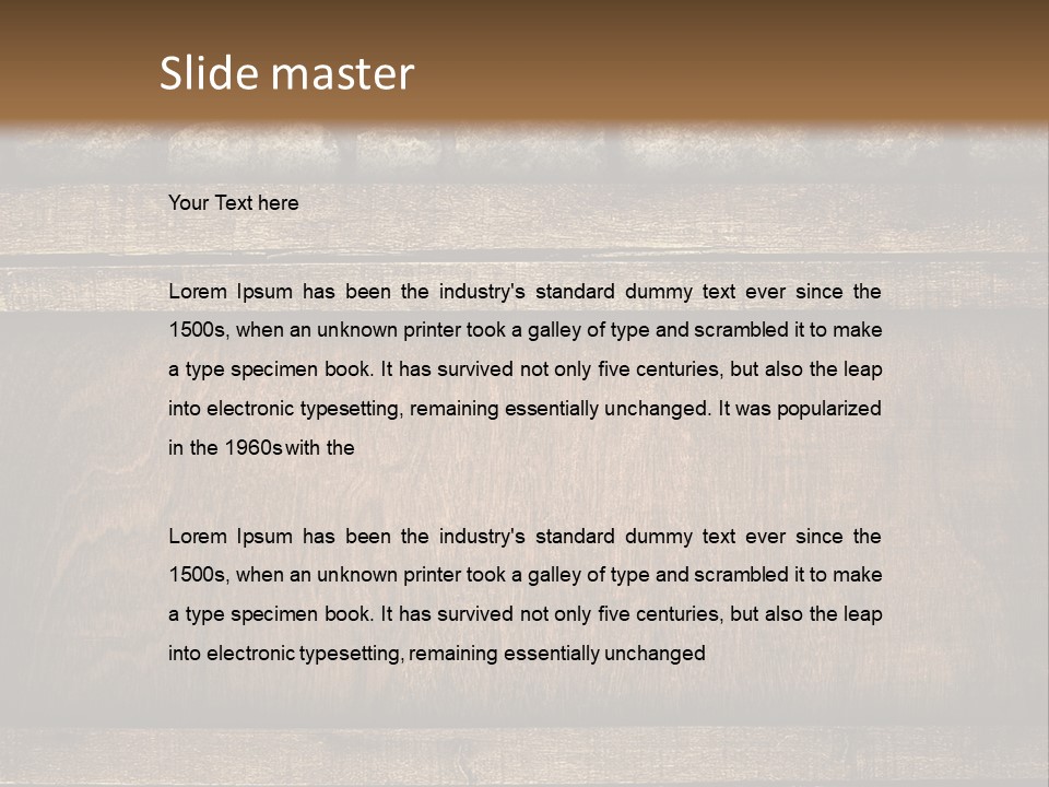 Hole Plate Design PowerPoint Template