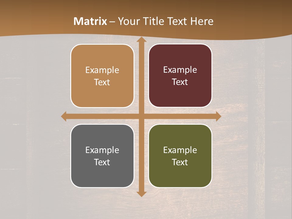 Construction Black Oak PowerPoint Template