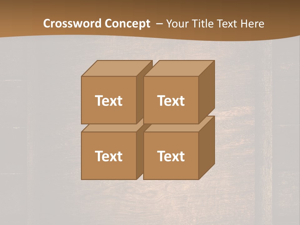 Construction Black Oak PowerPoint Template