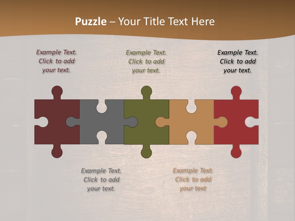 Construction Black Oak PowerPoint Template