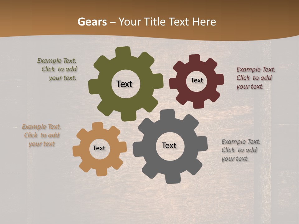 Construction Black Oak PowerPoint Template