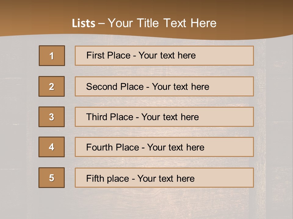Construction Black Oak PowerPoint Template