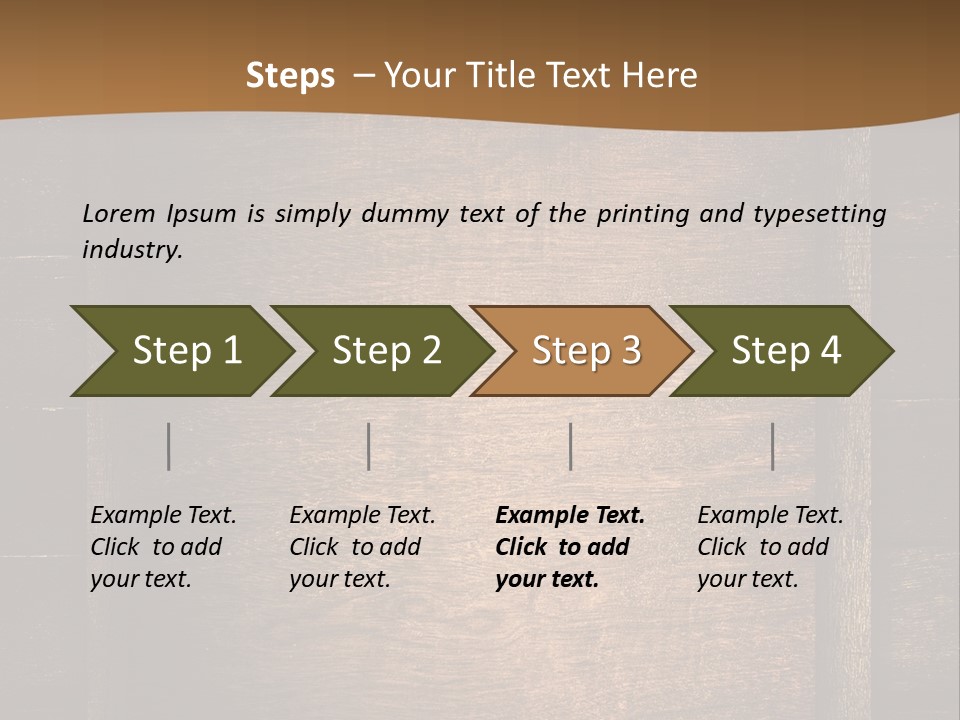 Construction Black Oak PowerPoint Template