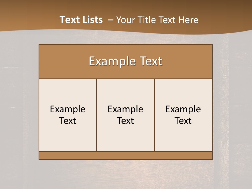 Construction Black Oak PowerPoint Template