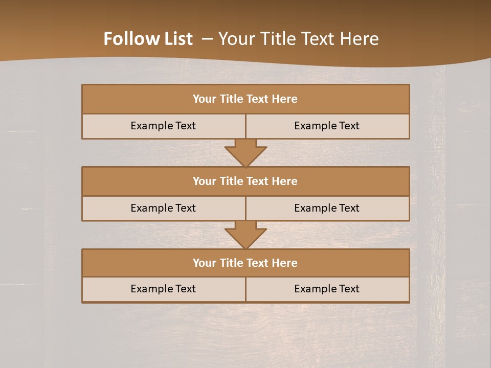 Construction Black Oak PowerPoint Template