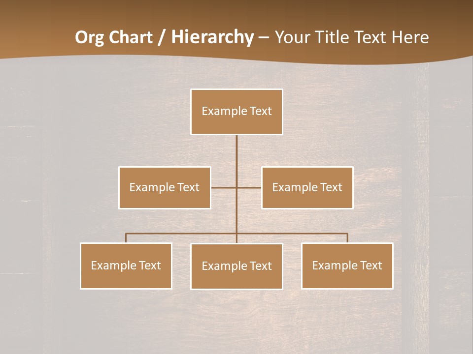 Construction Black Oak PowerPoint Template