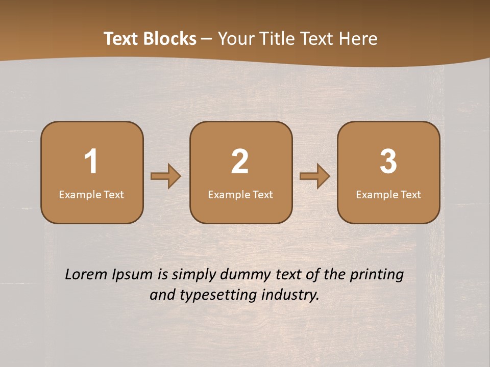 Construction Black Oak PowerPoint Template