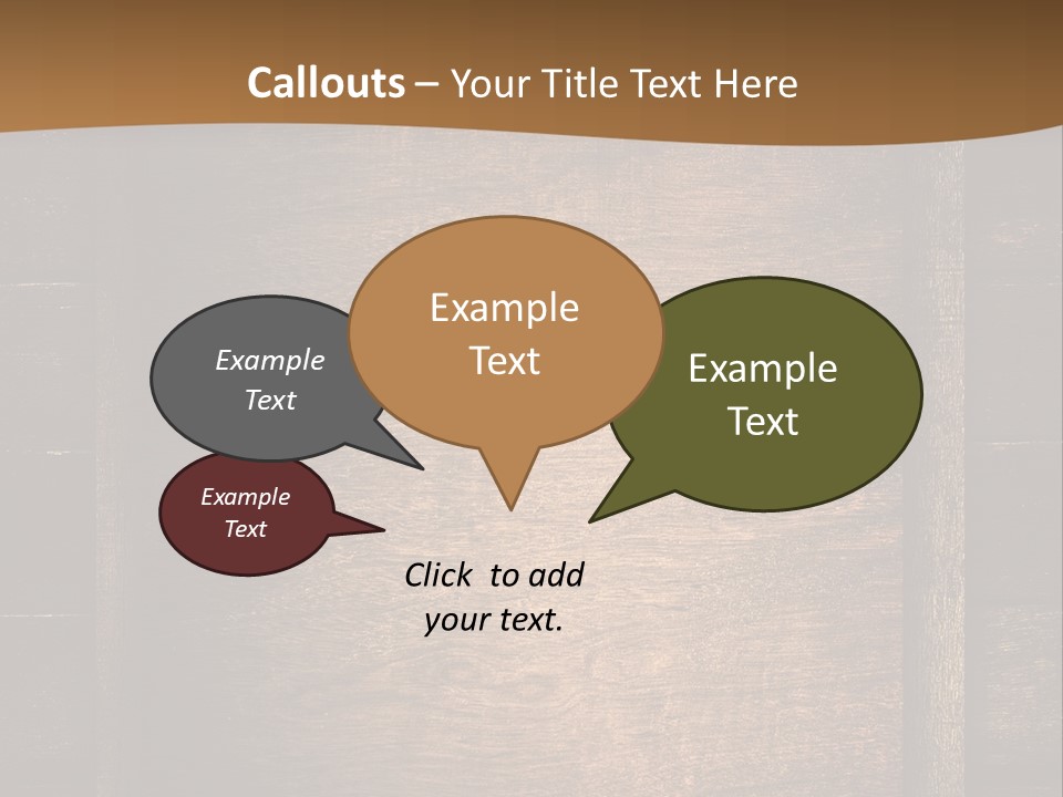 Construction Black Oak PowerPoint Template