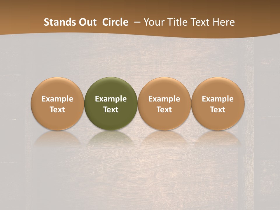 Construction Black Oak PowerPoint Template