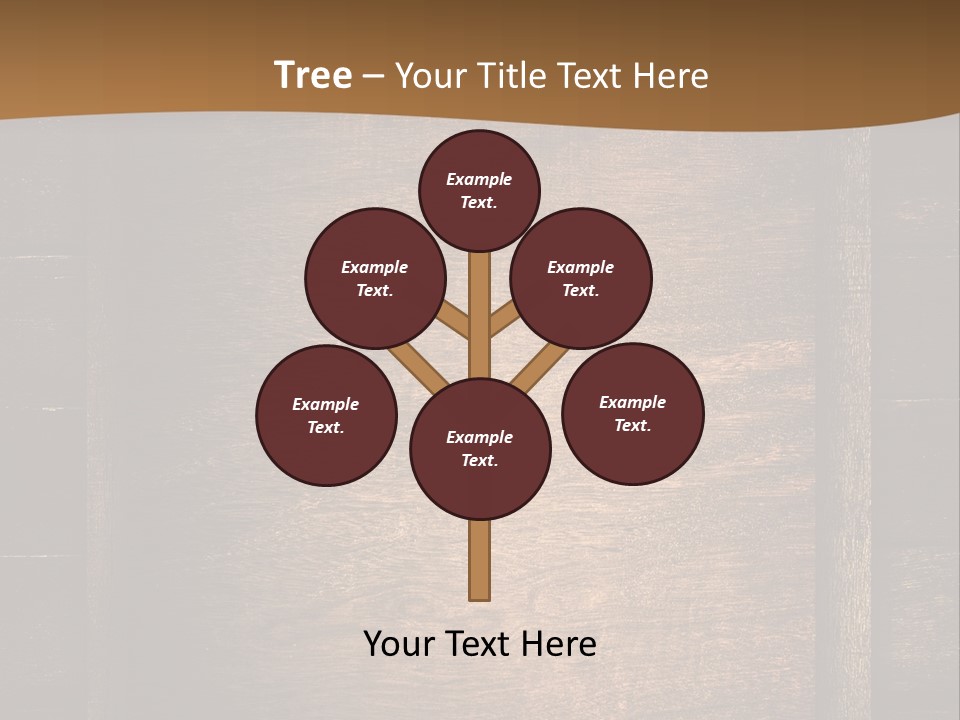 Construction Black Oak PowerPoint Template