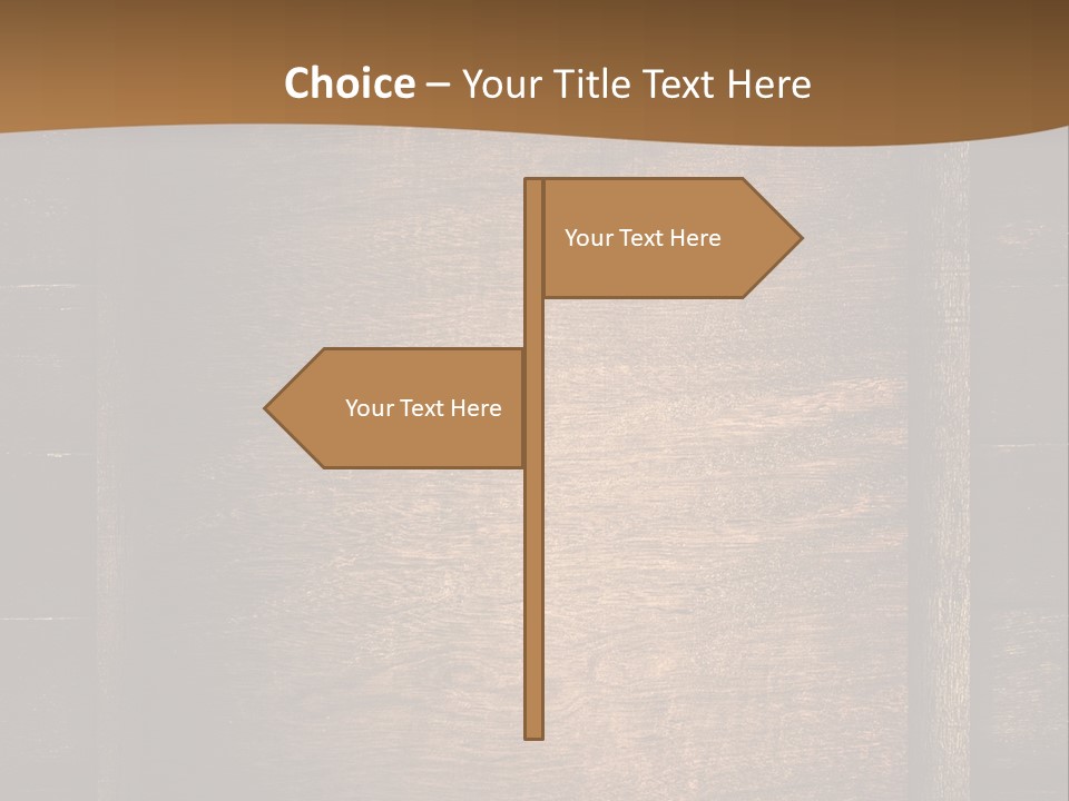 Construction Black Oak PowerPoint Template