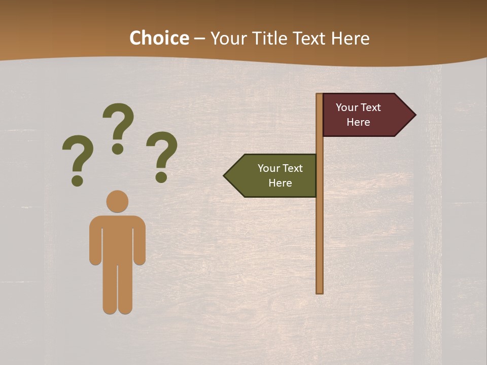 Construction Black Oak PowerPoint Template