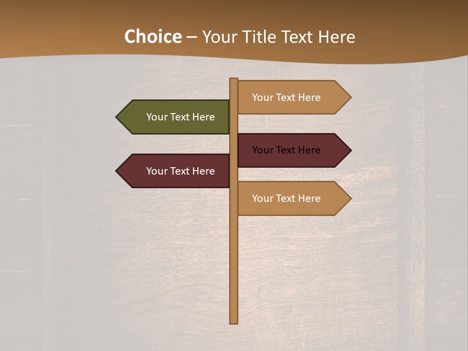 Construction Black Oak PowerPoint Template