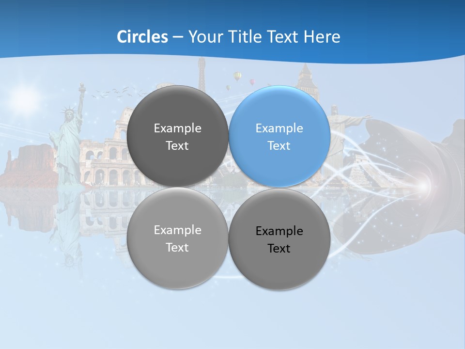 Monument Globe Paris PowerPoint Template