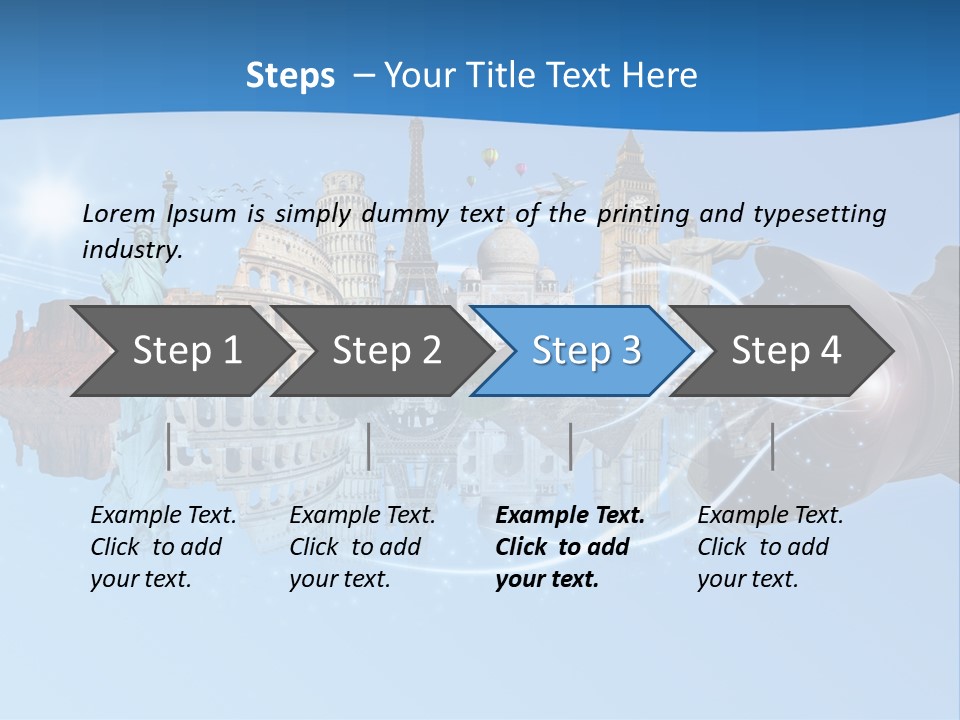 Monument Globe Paris PowerPoint Template
