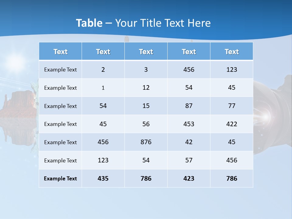 Monument Globe Paris PowerPoint Template