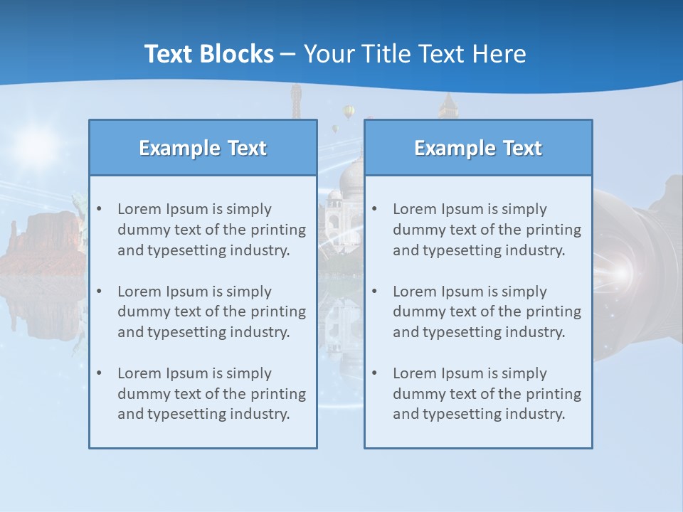 Monument Globe Paris PowerPoint Template