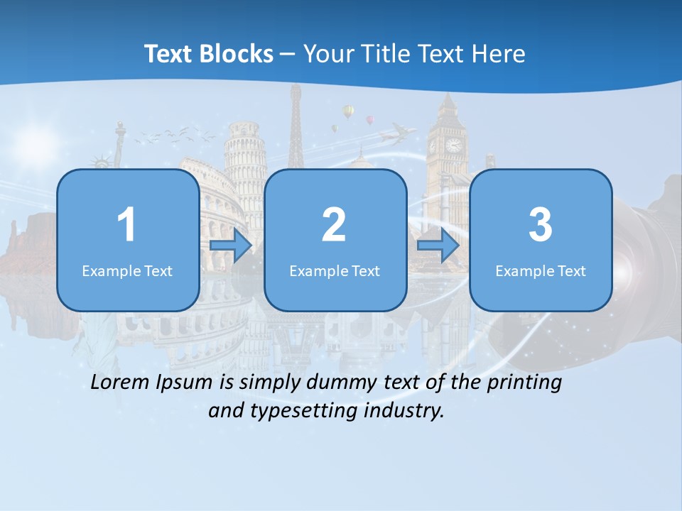 Monument Globe Paris PowerPoint Template