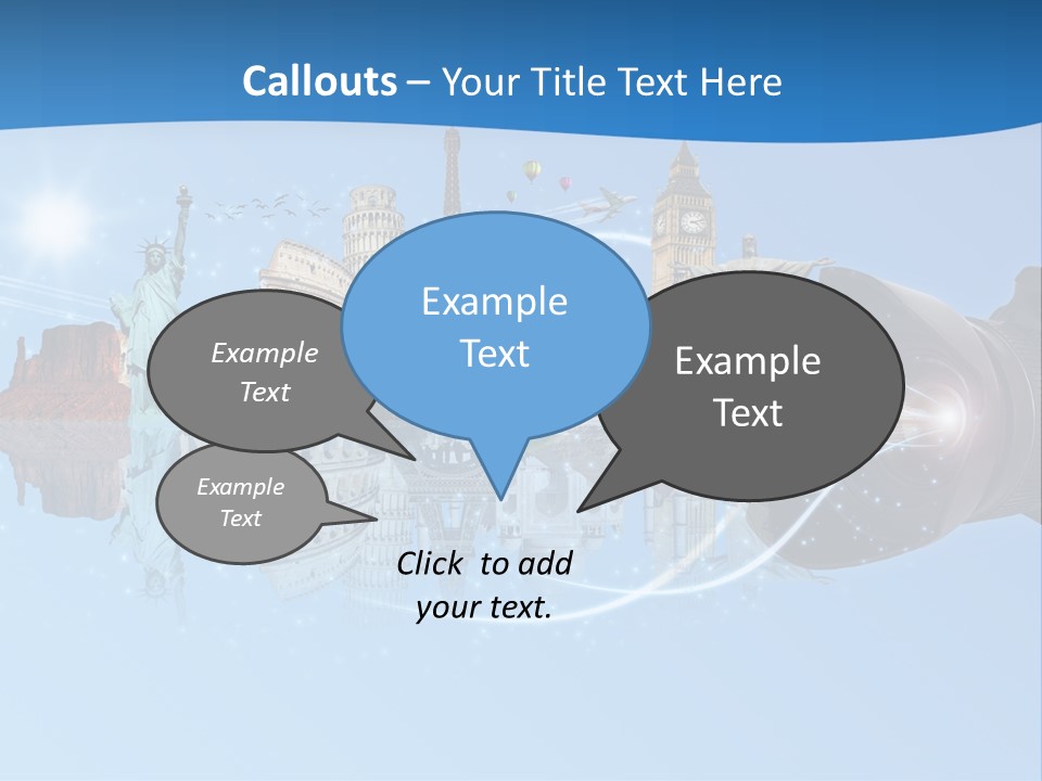 Monument Globe Paris PowerPoint Template