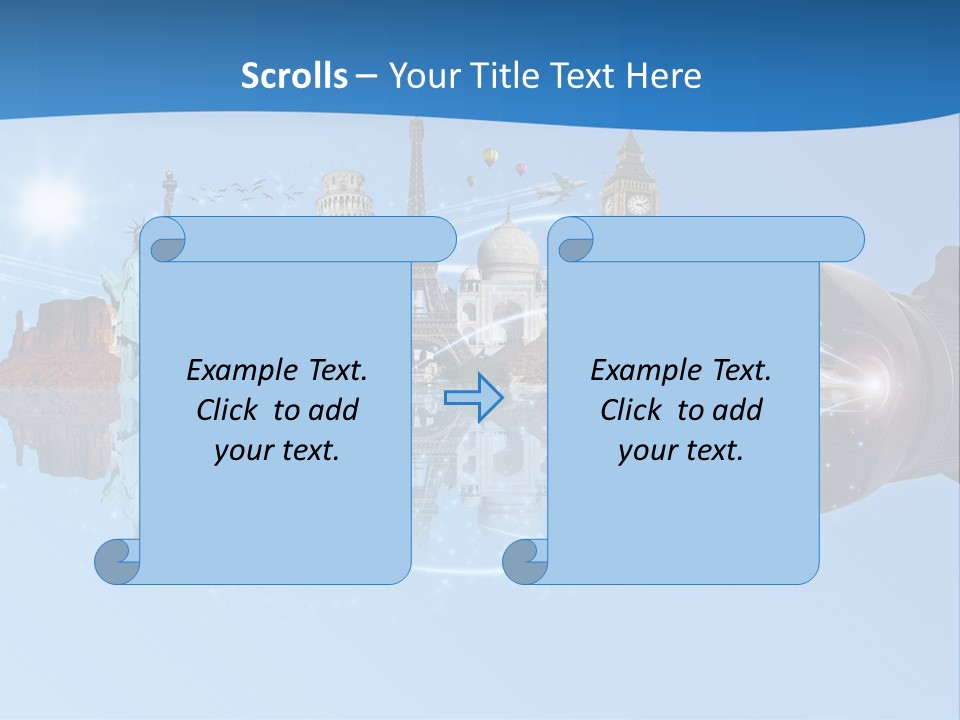 Monument Globe Paris PowerPoint Template