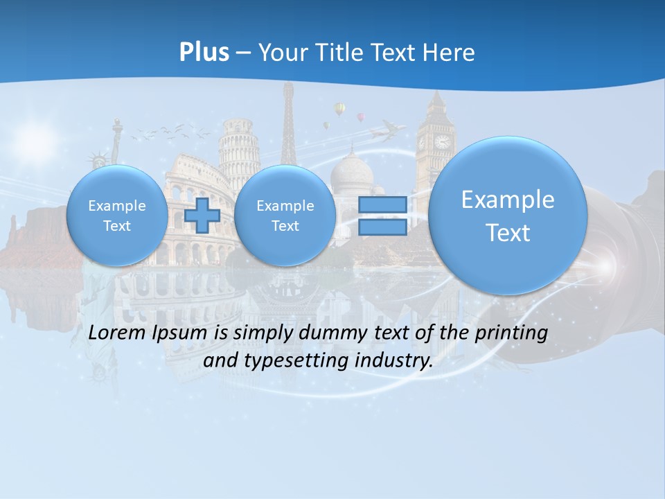 Monument Globe Paris PowerPoint Template