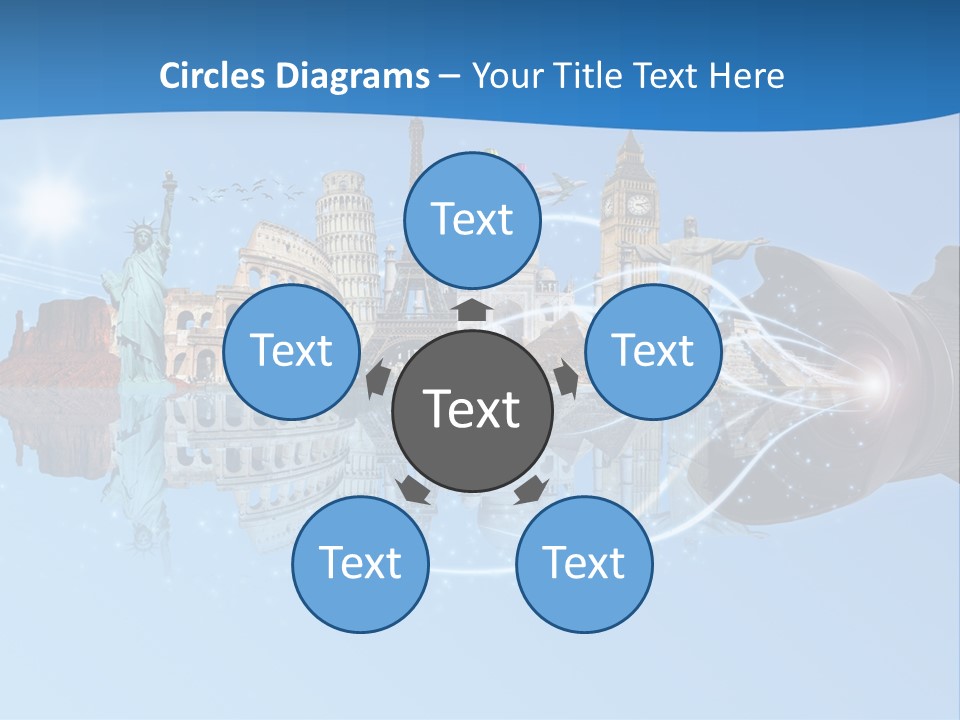 Monument Globe Paris PowerPoint Template