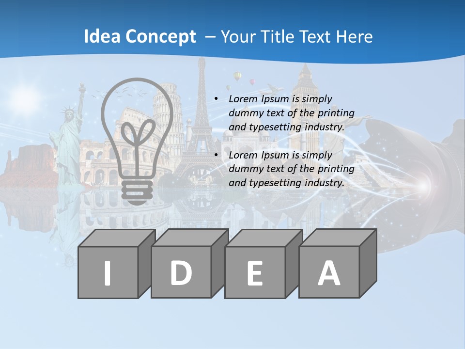 Monument Globe Paris PowerPoint Template