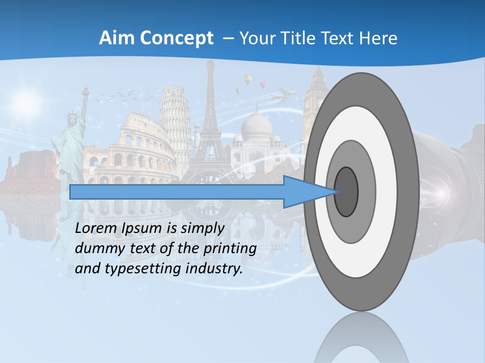 Monument Globe Paris PowerPoint Template