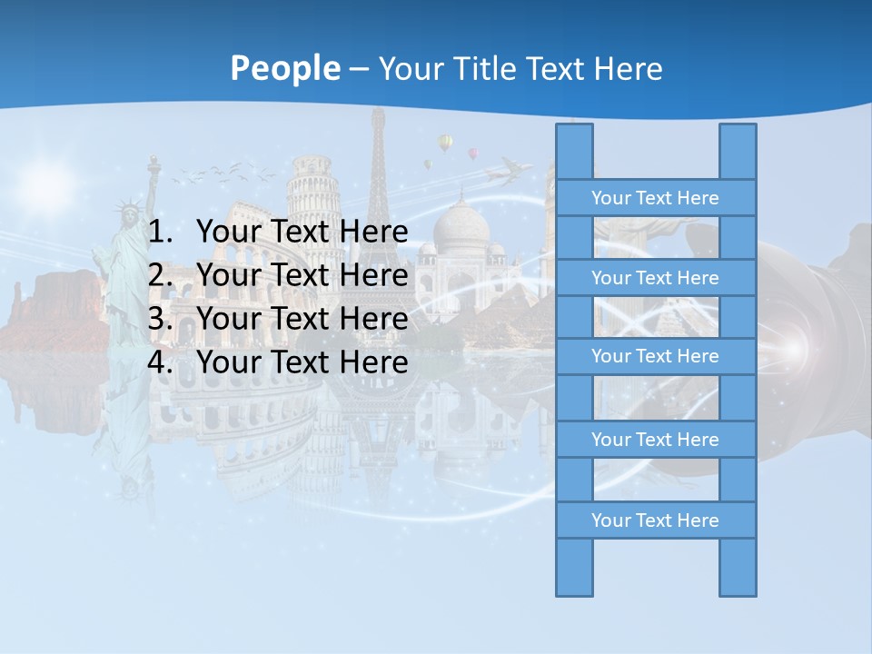 Monument Globe Paris PowerPoint Template