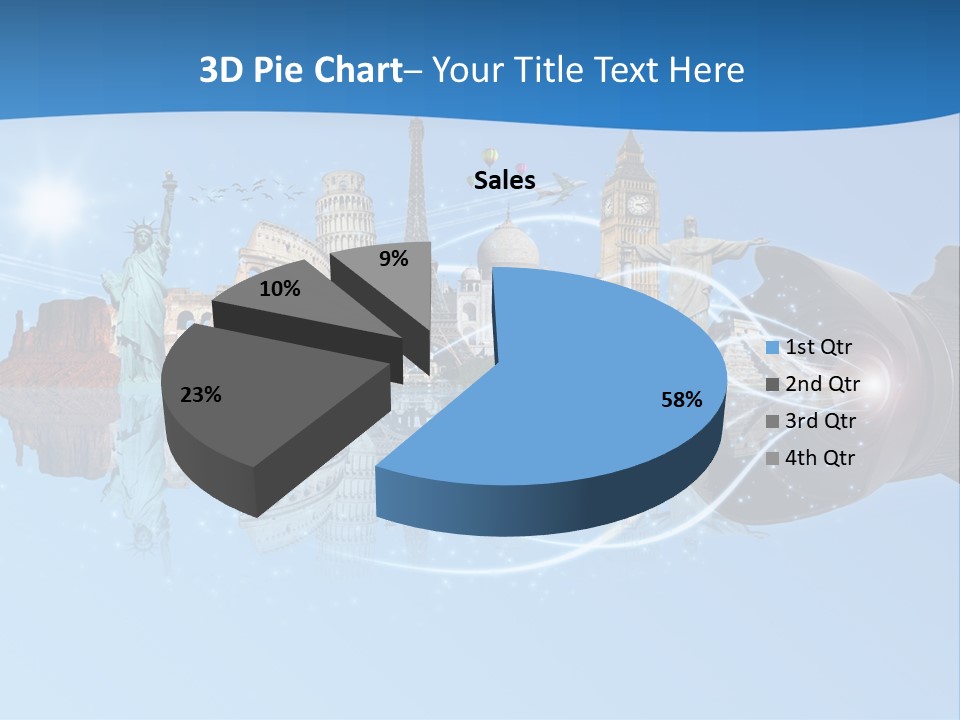 Monument Globe Paris PowerPoint Template