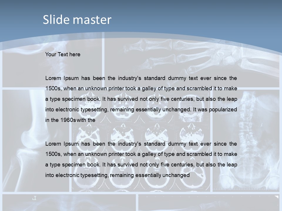 Medicin Radiology Radiation PowerPoint Template